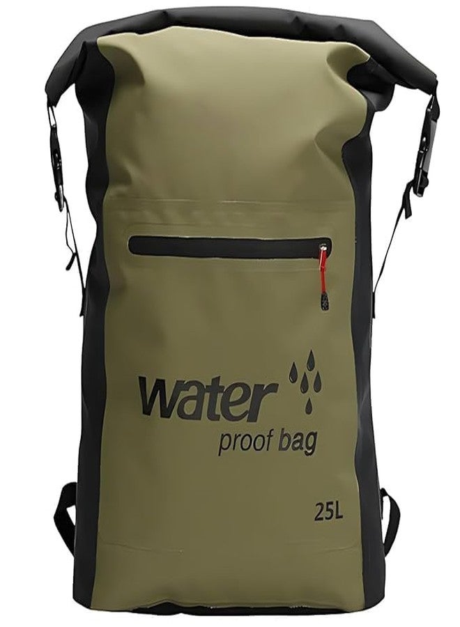 TORIOX 25L Dry Bag | Waterproof| Dry Bag for Beach & More | Lightweight Roll-Top Closure with Front Zippered Pocket Heavy Duty Breathable Foam Padded Backing Backpack - Image 1